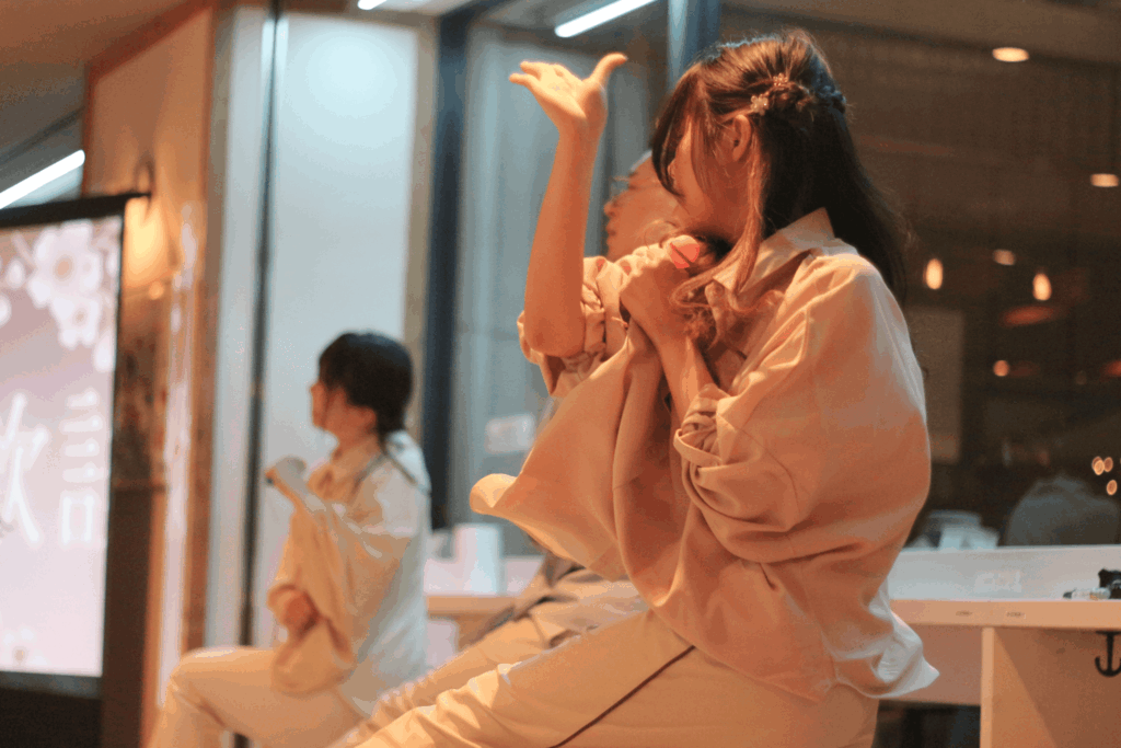 ダンス中の写真